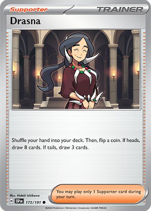 [Binder Condition] Drasna #173 Pokemon Surging Sparks