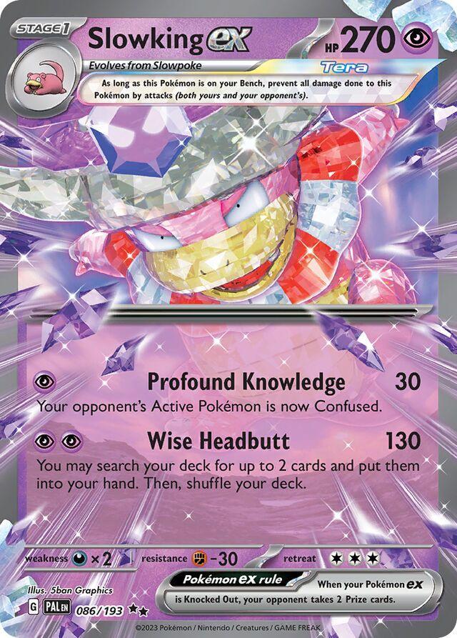 [Binder Condition] Slowking ex #86 Pokemon Paldea Evolved
