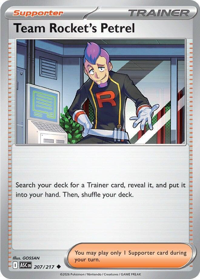 [Binder Condition] Team Rocket's Petrel #207 Pokemon Ascended Heroes