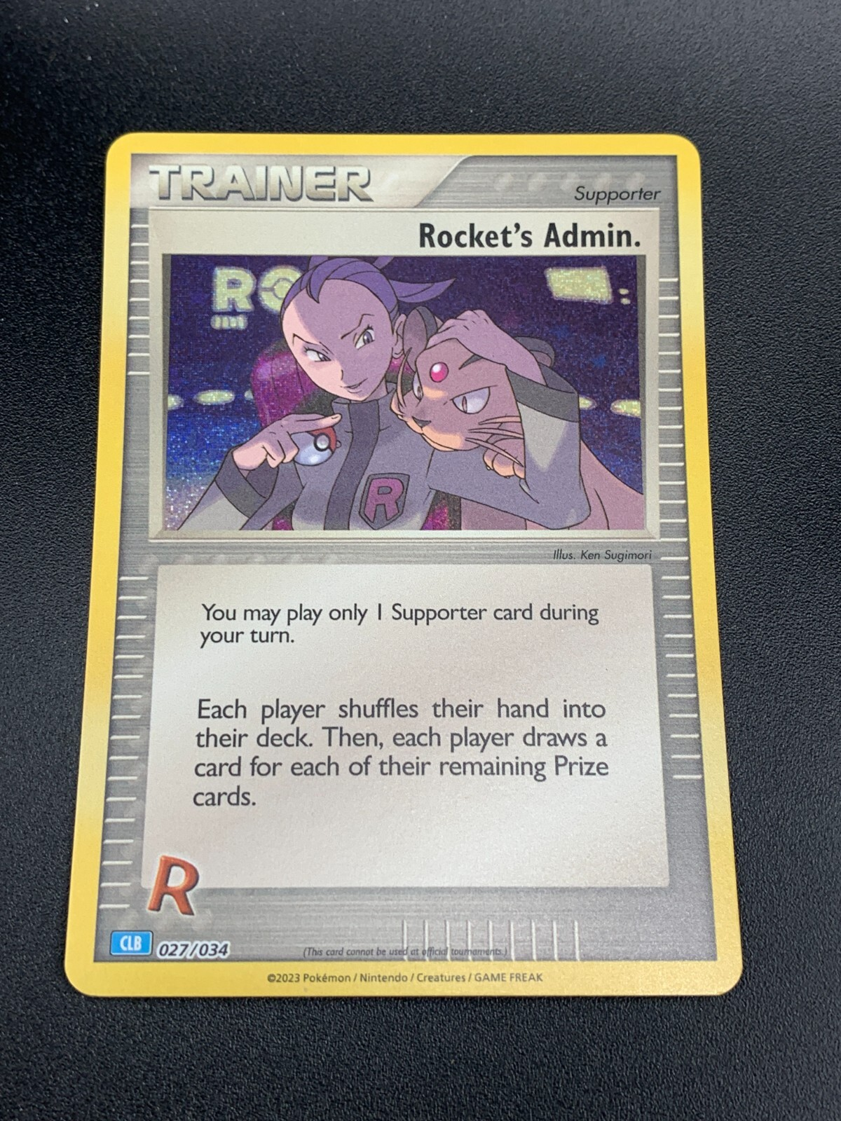 [Binder Condition] Rocket's Admin. #27 Pokemon TCG Classic: Blastoise Deck